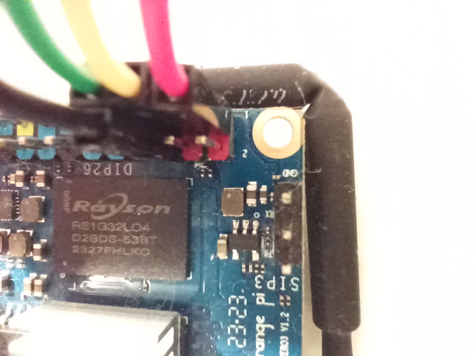 Lado da Orange Pi Zero 3